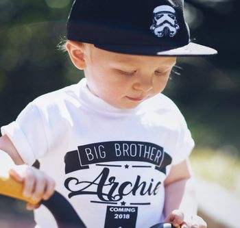 Personalised Big Brother/ Sister T Shirt, 2 of 6