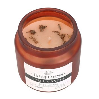 Happiness Spell Candle | Sage Infused, 3 of 3