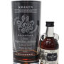 Personalised Kraken Rum Highball Glass And 5cl Kraken, thumbnail 1 of 2