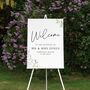 Wildflowers Personalised Wedding Welcome Sign, thumbnail 2 of 4