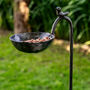 Forged Iron Bird Feeder Stake, thumbnail 1 of 3