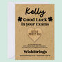 Personalised Pocket Hug – Good Luck In Your Exams, thumbnail 1 of 6