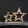 Natural Wooden LED Star Light Two Sizes, thumbnail 1 of 2