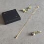 June Birthstone Alexandrite Gold Plated Necklace, thumbnail 5 of 8