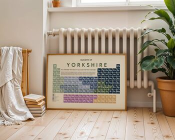 Wild Yorkshire Periodic Table Art Print, 5 of 12
