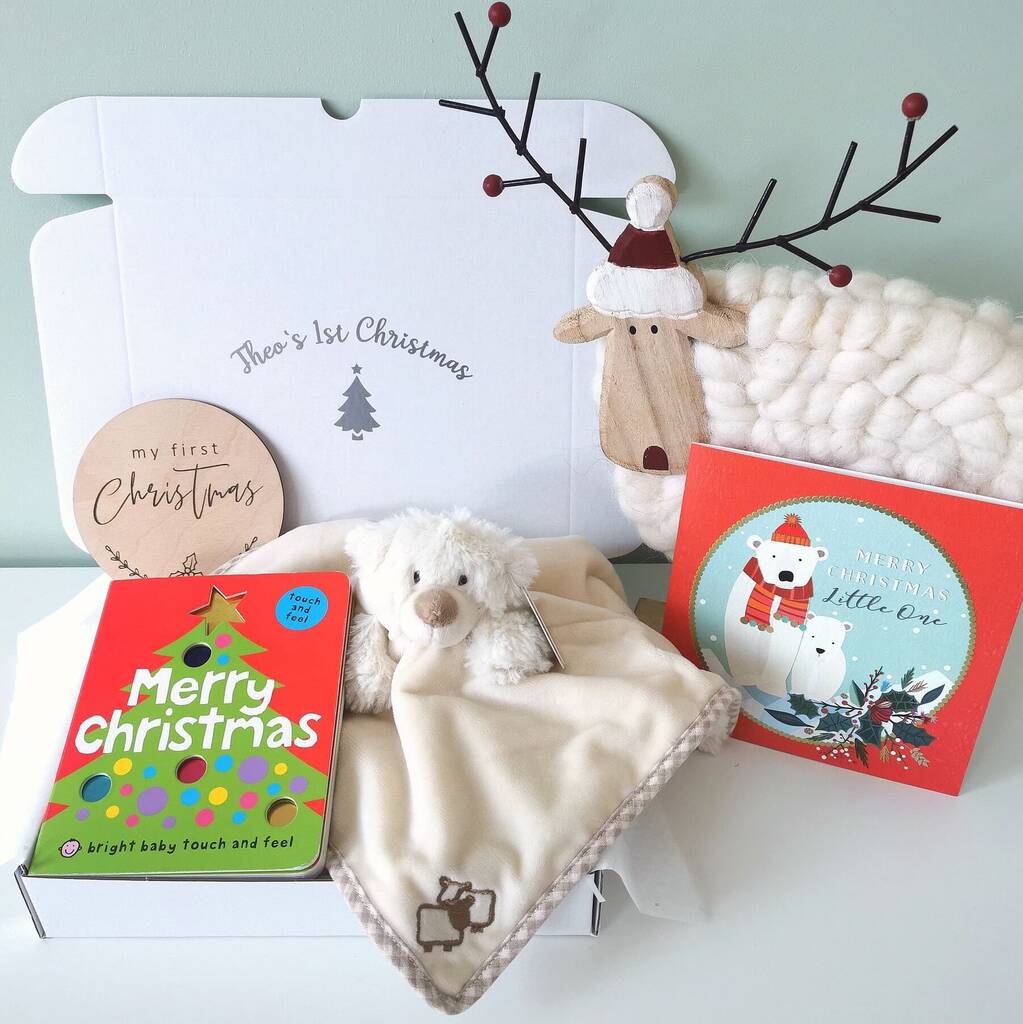 New Baby Bear Christmas Gift Set By Beatrice & Barley