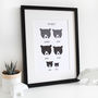 Our Family Print, Personalised A4 Bear, thumbnail 1 of 6