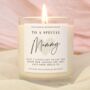 Special Mummy Personalised Scented Candle, thumbnail 1 of 5