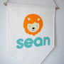Personalised Lion Pennant Flag, thumbnail 5 of 5