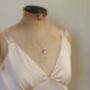Freshwater Pearl Silver Acorn Necklace, thumbnail 3 of 8