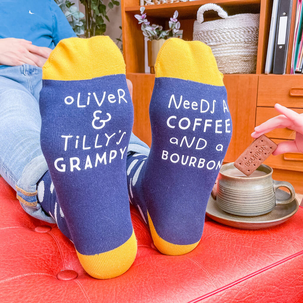 Personalised Our Grandad Socks, 1 of 3