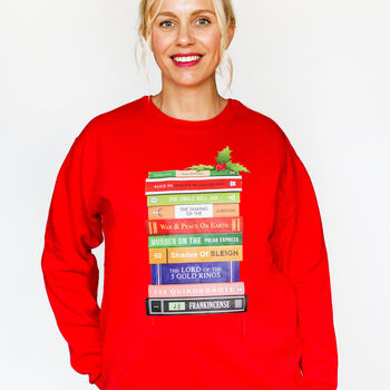 Funny Literary Christmas Jumper, 5 of 7