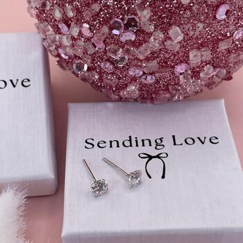 Diamond Style Earrings 18th Birthday Gift, 3 of 7