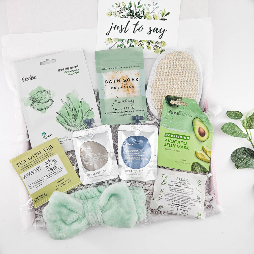 Stress Relief Spa Pamper Gift Box – Relaxation And Self Care Hamper, 1 of 8