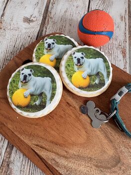 Dog Walker Pet Sitter Thank You Edible Photo Biscuit Giftbox, 3 of 7