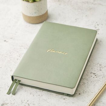 Daily Planner Book Sage Green, 6 of 8