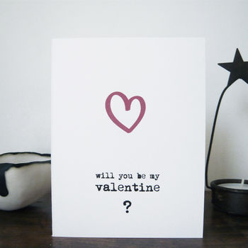 'Will You Be My Valentine?' Petite Card, 3 of 3