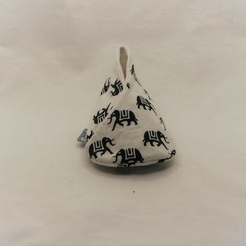Eco Baby Shoes In Elephant Print Fabric, 12 of 12
