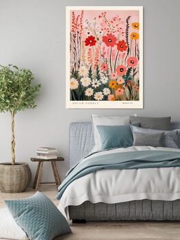Flower Meadow Garden Art Print, 2 of 3