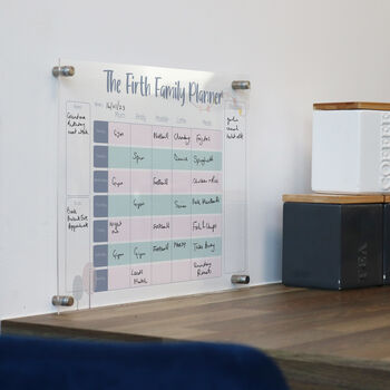 Personalised Wall Family Planner, 4 of 8