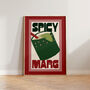 Spicy Marg Kitchen Wall Art Print, thumbnail 5 of 9