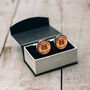 Bear Couple Personalised Cufflinks For Valentines Day With Hidden Message, thumbnail 3 of 3