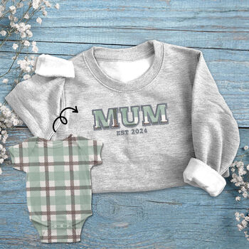 Personalised 'Mum' Appliqué Keepsake Sweatshirt, 2 of 10