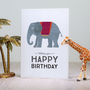 Elephant Birthday Card, thumbnail 1 of 2
