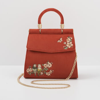 Lovebirds Mini Top Handle Tote, 2 of 7