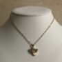 18 K Gold Plated Elephant Pendant Necklace Silver, thumbnail 1 of 6