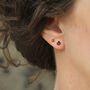 Mystic Topaz Stud Earrings, thumbnail 3 of 12