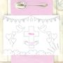 Personalised Christening Colouring Placemats, thumbnail 2 of 2