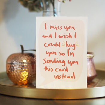 I Miss You Card, 2 of 3