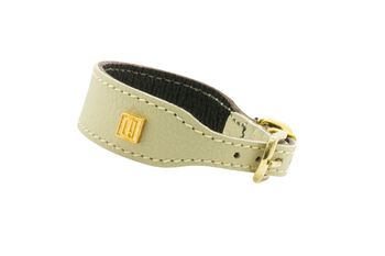 Handmade Flat And Wider Soft Leather Collar, 9 of 12