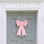 Light Pink Diy Large Bow Home Door Decor, thumbnail 1 of 4