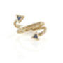 Tri Sapphire Wrap Ring, thumbnail 2 of 3