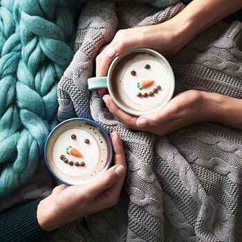 Marshmallow Snowman Hot Chocolate Gift Set, 2 of 2