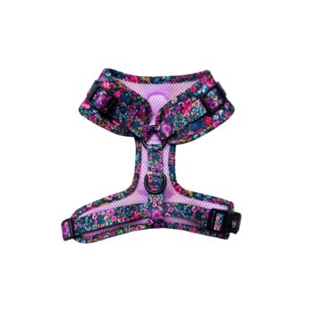 Candy Floral Adjustable Padded Dog Harness, 8 of 10