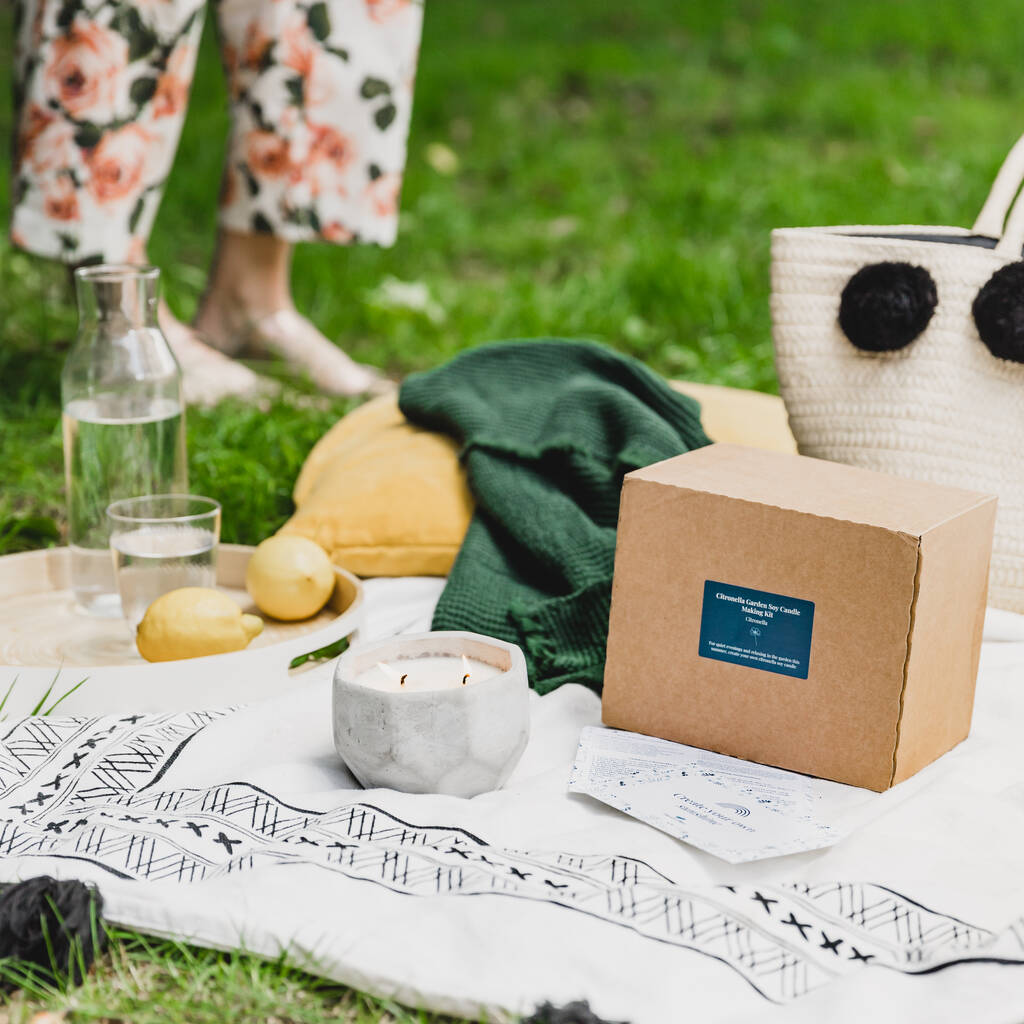 Citronella Soy Candle Making Kit By Hazel & Blue