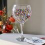 Blossom Hand Painted Gin Glass, thumbnail 2 of 9