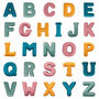 Personalised Velvet Alphabet Letter Cushion, thumbnail 4 of 8