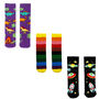 Squelch Transparent Wellies And Three Sock Set Space, thumbnail 4 of 7