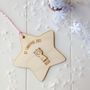 Personalised Kitten's First Christmas Tree Decoration, thumbnail 2 of 6