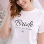 Personalised Bride Future Mrs T Shirt, thumbnail 1 of 4