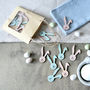 Easter Miniature Pastel Scatter Bunnies, thumbnail 2 of 2