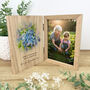 Personalised Forget Me Not Memorial Book Photo Frame, thumbnail 1 of 6