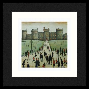 Framed 'Windsor Castle' Print. Lowry Style, 2 of 4