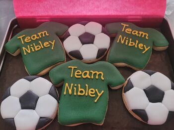 Personalised Football Team Biscuit Tin, 7 of 8