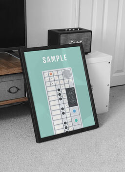 Sample Synthesizer Print | Op1 Synth Poster, 2 of 6
