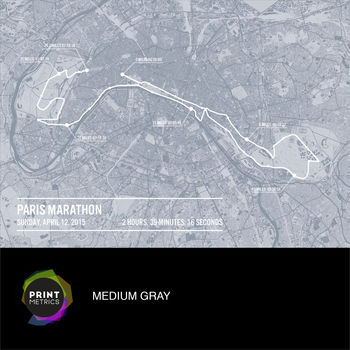 Personalised Paris Marathon Poster, 12 of 12